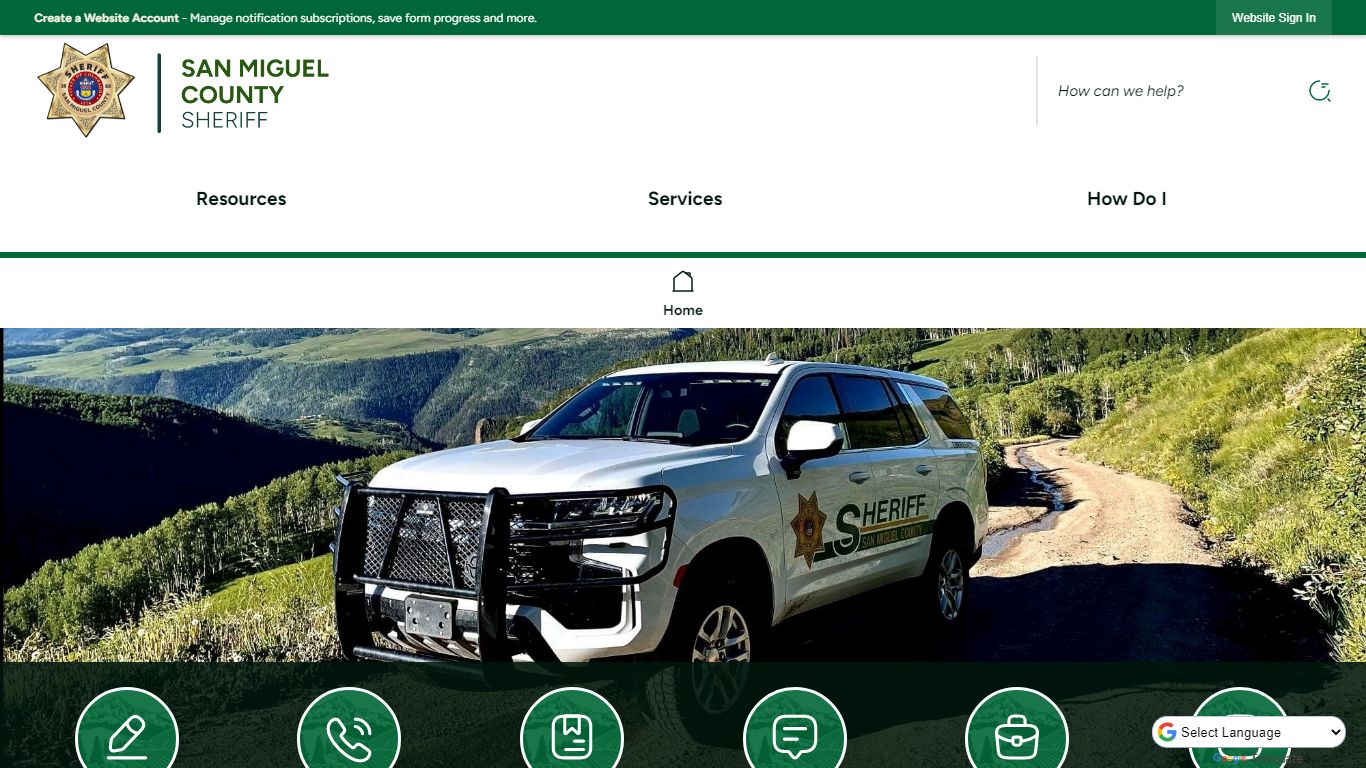 Sheriff | San Miguel County, CO - Official Website